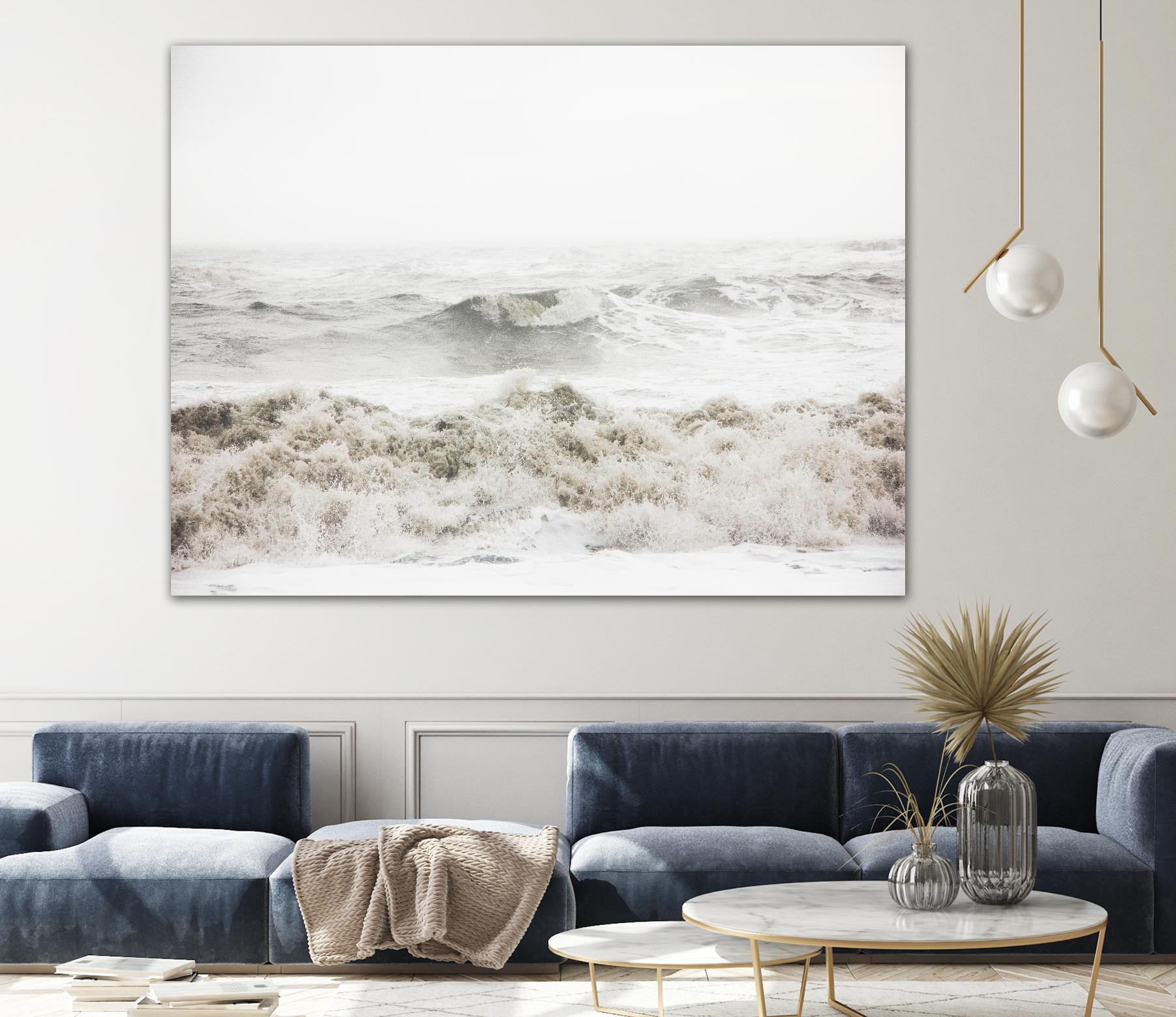 Breaking Waves by Design Fabrikken on GIANT ART - white coastal, landscapes, photography, ocean, waves