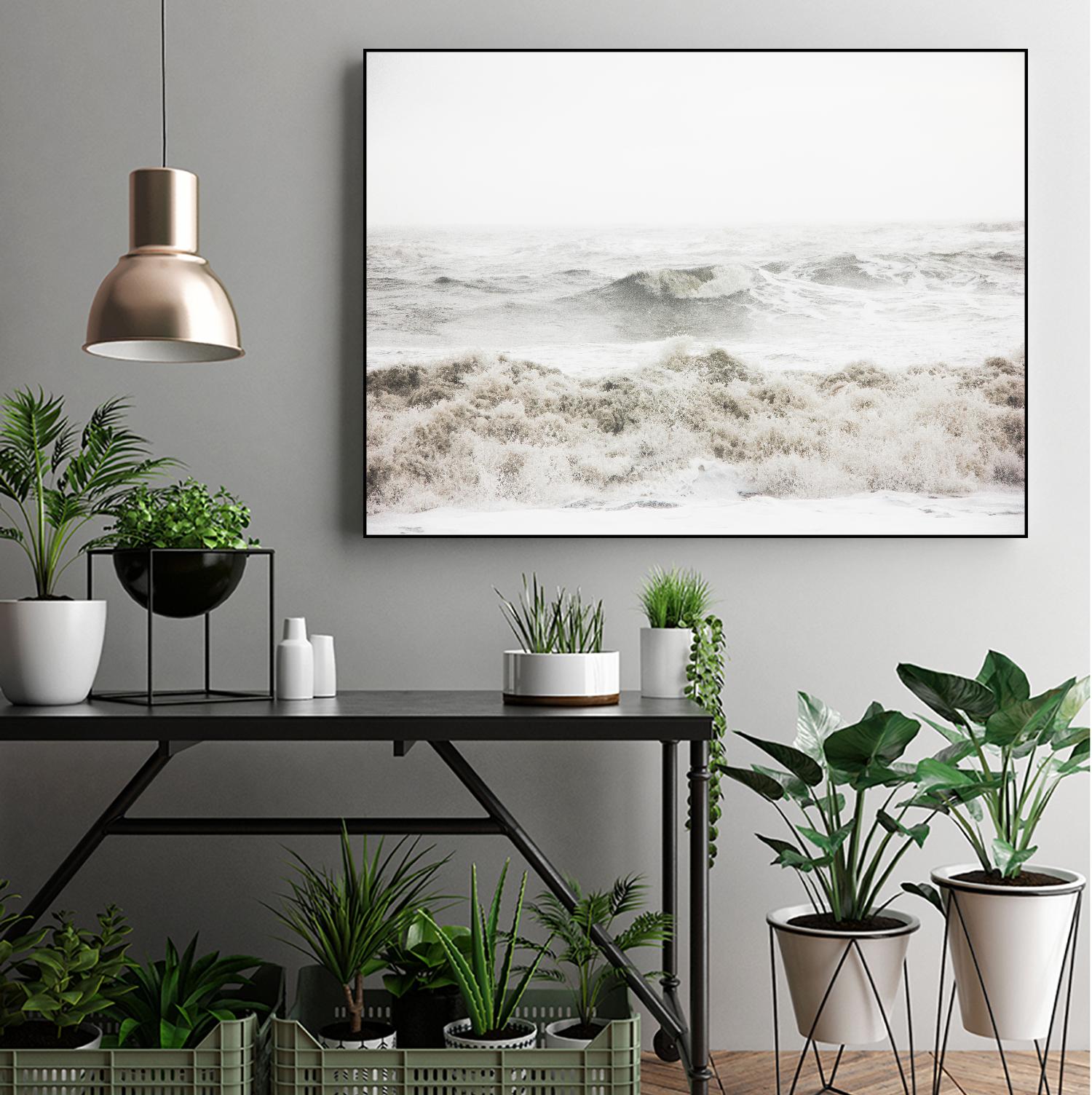 Breaking Waves by Design Fabrikken on GIANT ART - white coastal, landscapes, photography, ocean, waves