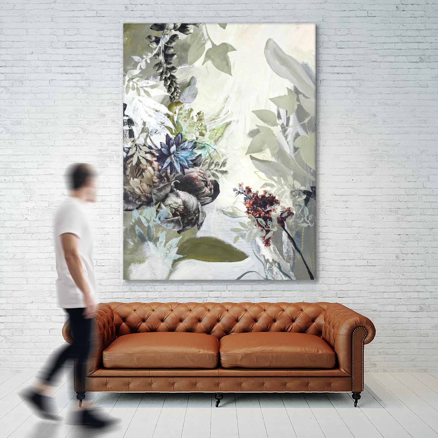 Green Garden by Design Fabrikken on GIANT ART - multi contemporary, floral/still life
