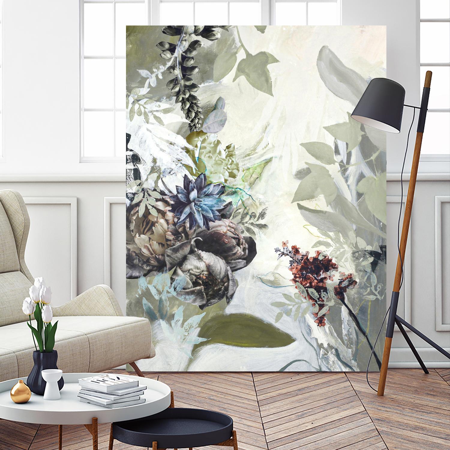 Green Garden by Design Fabrikken on GIANT ART - multi contemporary, floral/still life