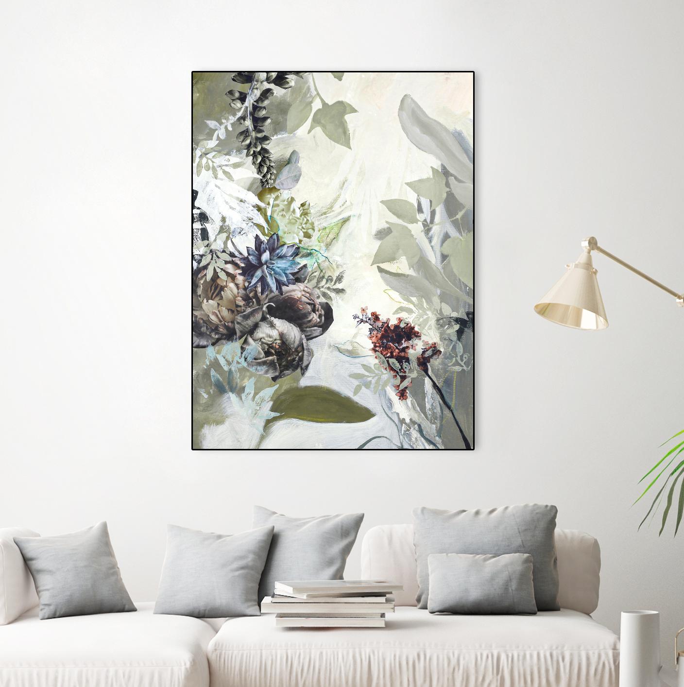 Green Garden by Design Fabrikken on GIANT ART - multi contemporary, floral/still life