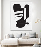 Graphical 4 by Design Fabrikken on GIANT ART - black,white abstracts, minimalist, line art