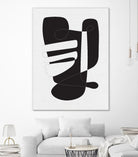 Graphical 4 by Design Fabrikken on GIANT ART - black,white abstracts, minimalist, line art