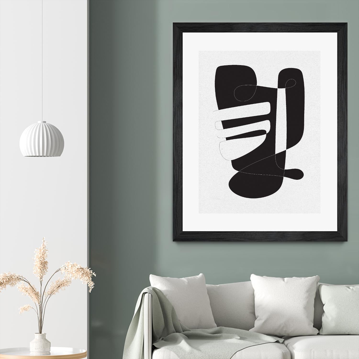 Graphical 4 by Design Fabrikken on GIANT ART - black,white abstracts, minimalist, line art