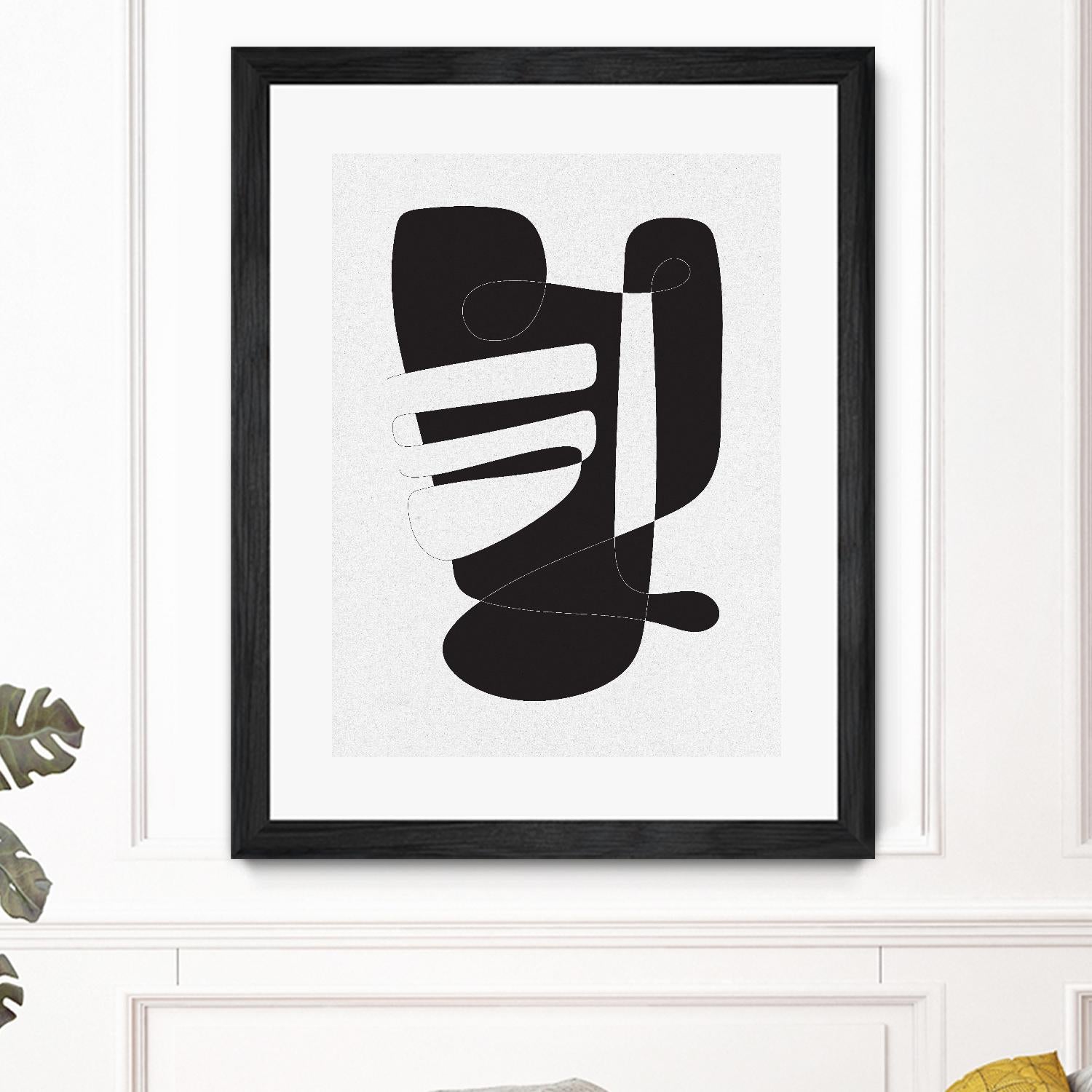 Graphical 4 by Design Fabrikken on GIANT ART - black,white abstracts, minimalist, line art