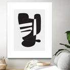 Graphical 4 by Design Fabrikken on GIANT ART - black,white abstracts, minimalist, line art