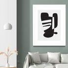Graphical 4 by Design Fabrikken on GIANT ART - black,white abstracts, minimalist, line art