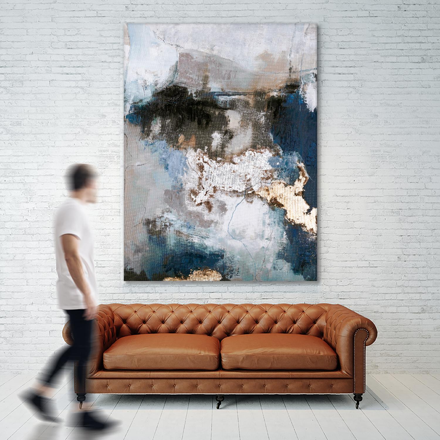 Waterfall by Design Fabrikken on GIANT ART - multi abstracts