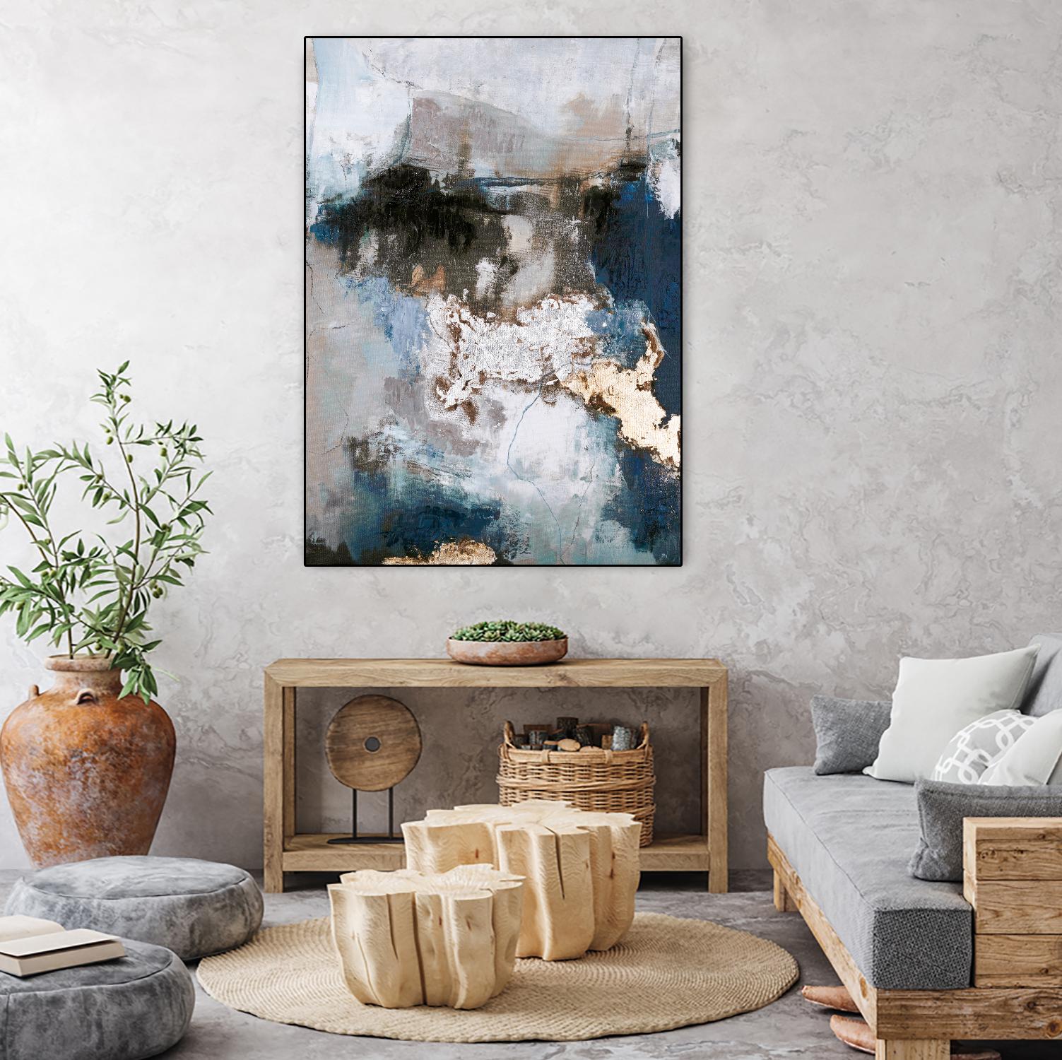 Waterfall by Design Fabrikken on GIANT ART - multi abstracts