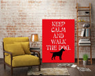 Keep Calm (Labrador) by Ginger Oliphant on GIANT ART - red inspirational, animals, novelty, design/type, dogs, humor, illustration