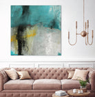 Into the Surf Two by Michelle Oppenheimer on GIANT ART - yellow abstract