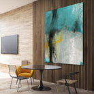 Into the Surf Two by Michelle Oppenheimer on GIANT ART - yellow abstract