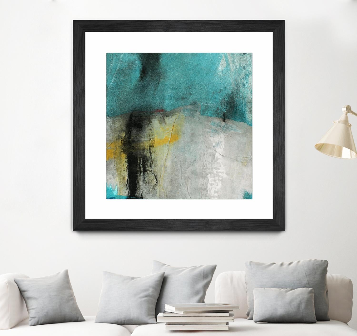 Into the Surf Two by Michelle Oppenheimer on GIANT ART - yellow abstract