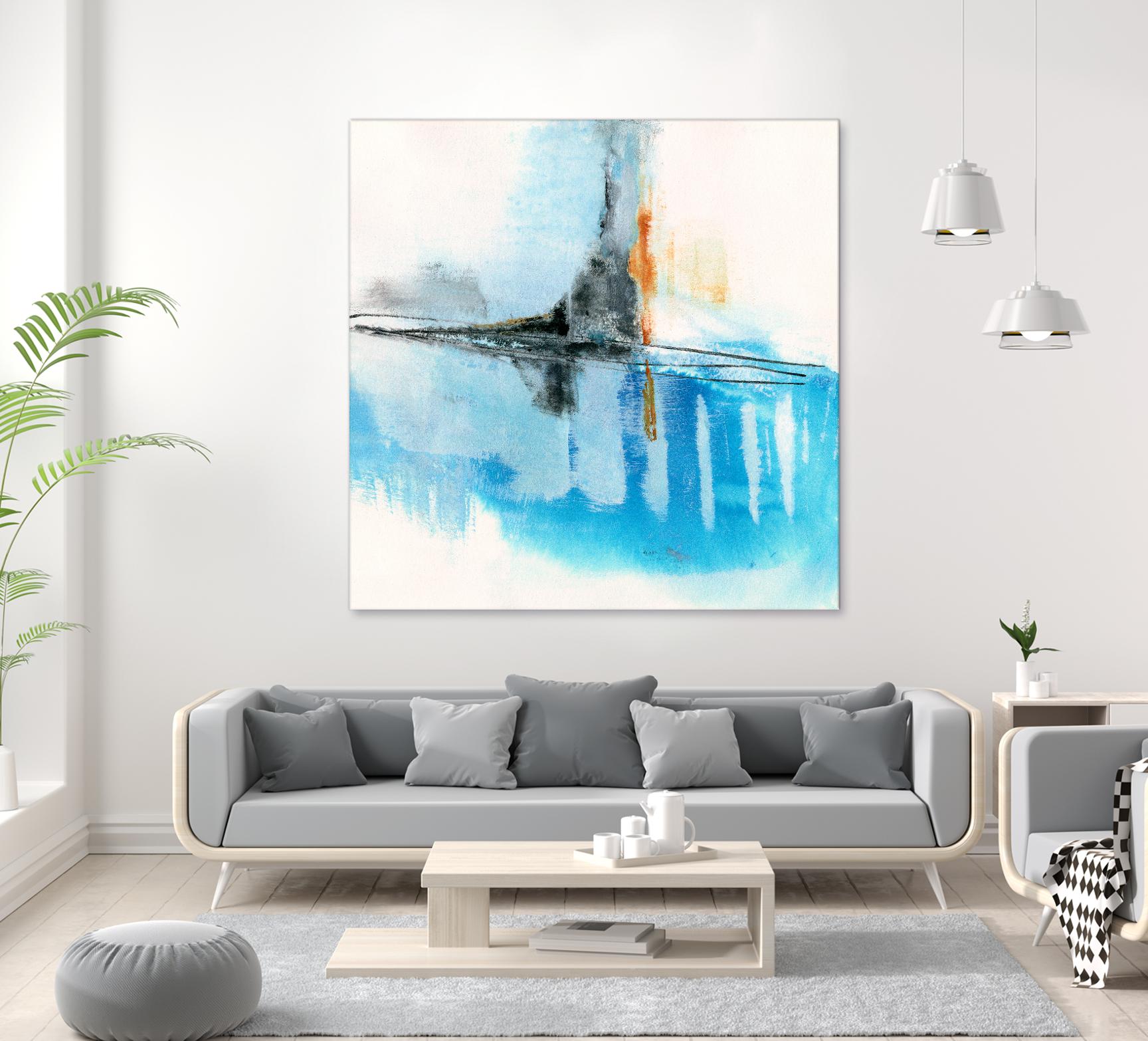 Never Grow Up 2 by Michelle Oppenheimer on GIANT ART - grey abstract