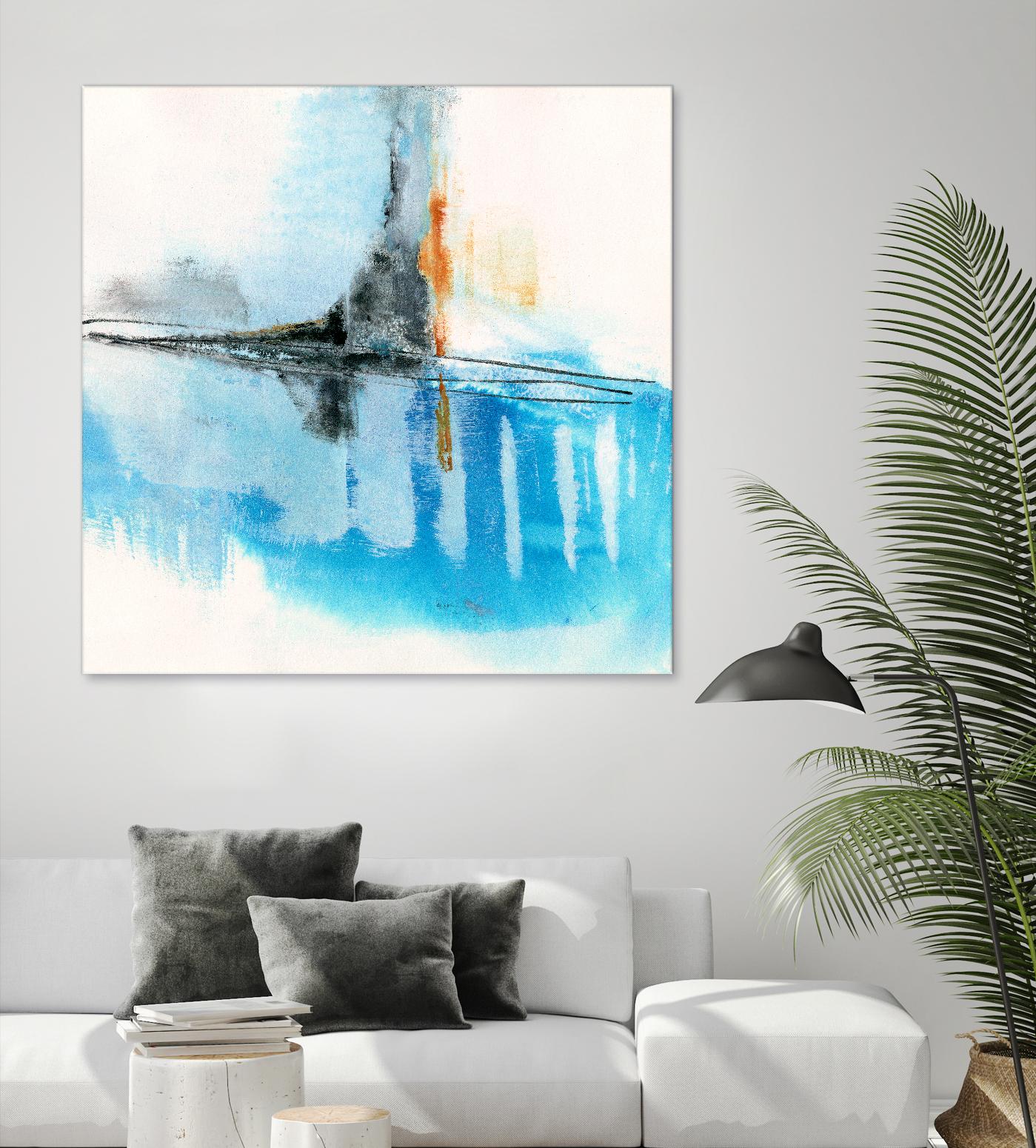 Never Grow Up 2 by Michelle Oppenheimer on GIANT ART - grey abstract