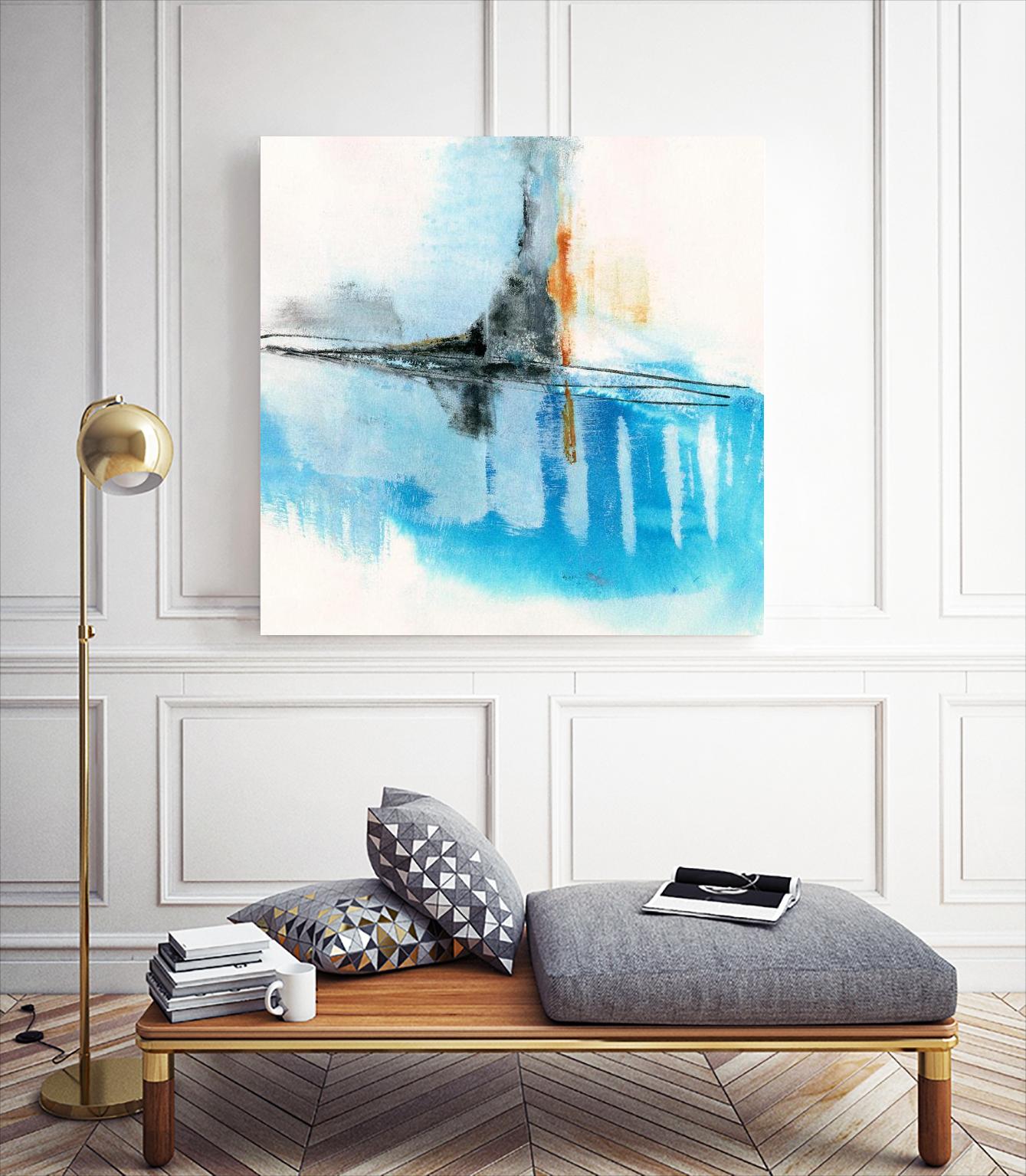 Never Grow Up 2 by Michelle Oppenheimer on GIANT ART - grey abstract