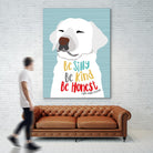 Be Silly, Kind and Honest by Ginger Oliphant on GIANT ART - multicolor animals; inspirational