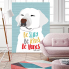 Be Silly, Kind and Honest by Ginger Oliphant on GIANT ART - multicolor animals; inspirational