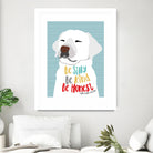 Be Silly, Kind and Honest by Ginger Oliphant on GIANT ART - multicolor animals; inspirational