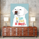 Be Silly, Kind and Honest by Ginger Oliphant on GIANT ART - multicolor animals; inspirational