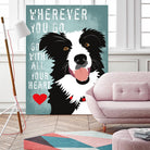 Go with All Your Heart by Ginger Oliphant on GIANT ART - multicolor animals; inspirational