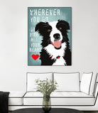 Go with All Your Heart by Ginger Oliphant on GIANT ART - multicolor animals; inspirational