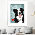 Go with All Your Heart by Ginger Oliphant on GIANT ART - multicolor animals; inspirational