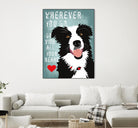 Go with All Your Heart by Ginger Oliphant on GIANT ART - multicolor animals; inspirational