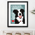 Go with All Your Heart by Ginger Oliphant on GIANT ART - multicolor animals; inspirational