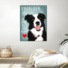 Go with All Your Heart by Ginger Oliphant on GIANT ART - multicolor animals; inspirational