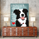 Go with All Your Heart by Ginger Oliphant on GIANT ART - multicolor animals; inspirational