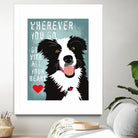 Go with All Your Heart by Ginger Oliphant on GIANT ART - multicolor animals; inspirational