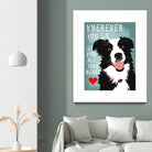 Go with All Your Heart by Ginger Oliphant on GIANT ART - multicolor animals; inspirational