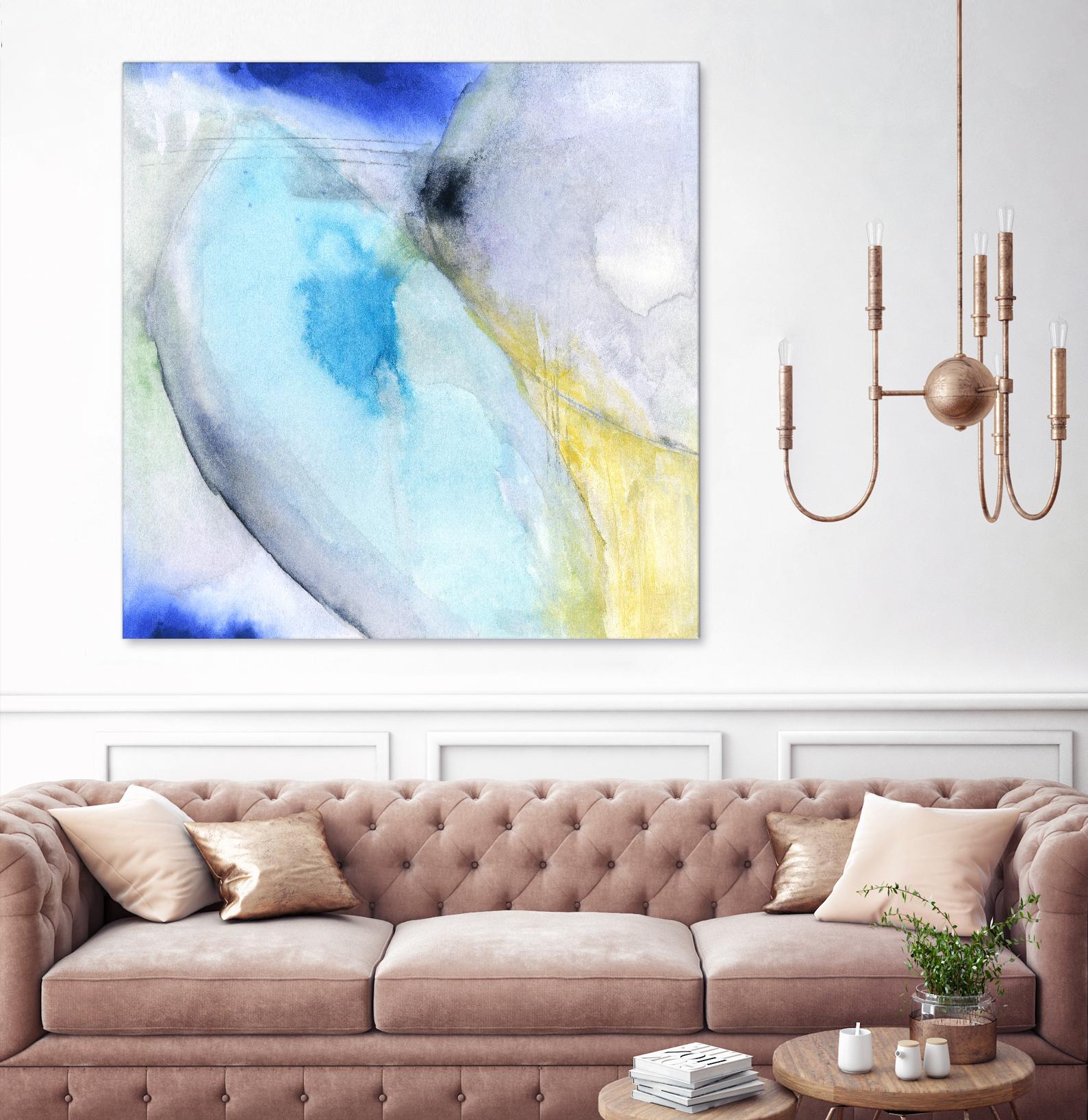 Of the Brighter Cold Moon by Michelle Oppenheimer on GIANT ART - multicolor abstracts; contemporary