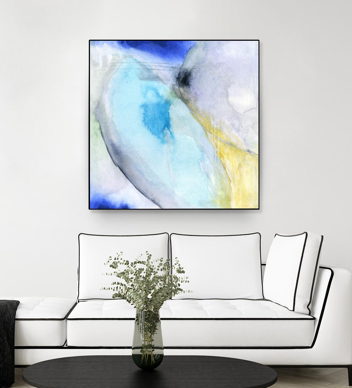 Of the Brighter Cold Moon by Michelle Oppenheimer on GIANT ART - multicolor abstracts; contemporary