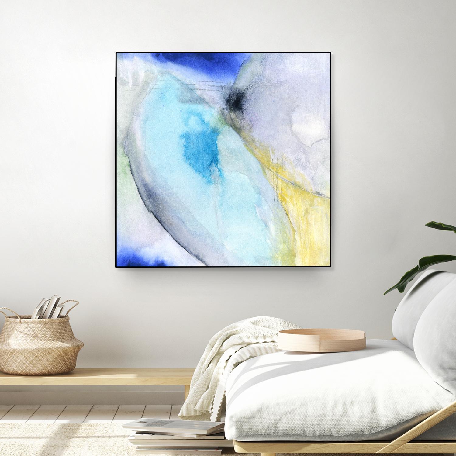 Of the Brighter Cold Moon by Michelle Oppenheimer on GIANT ART - multicolor abstracts; contemporary