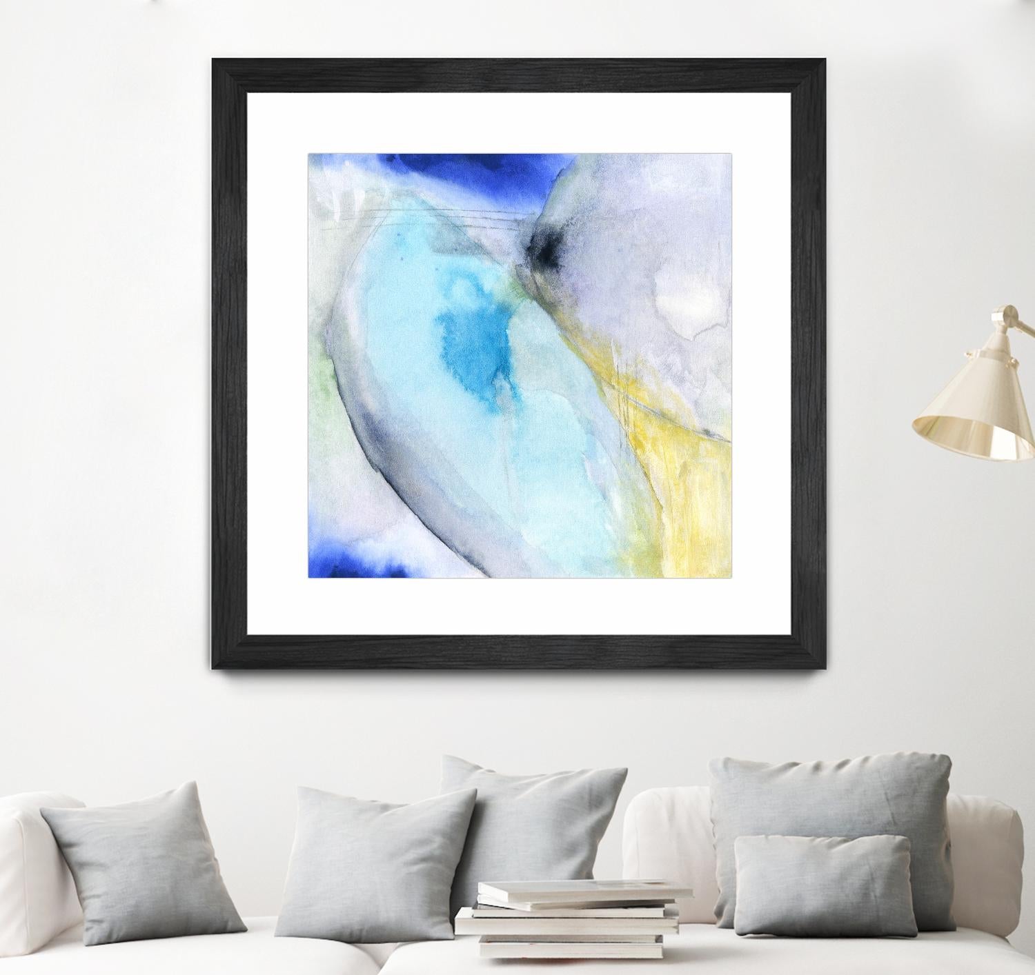 Of the Brighter Cold Moon by Michelle Oppenheimer on GIANT ART - multicolor abstracts; contemporary