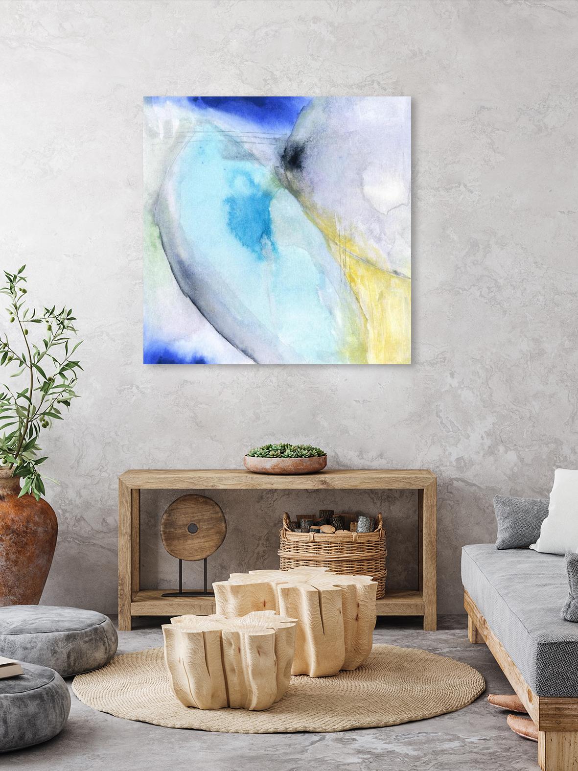 Of the Brighter Cold Moon by Michelle Oppenheimer on GIANT ART - multicolor abstracts; contemporary