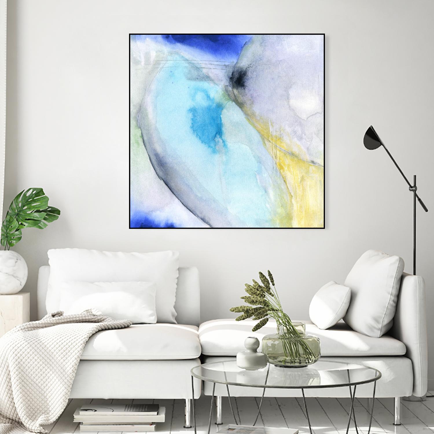 Of the Brighter Cold Moon by Michelle Oppenheimer on GIANT ART - multicolor abstracts; contemporary