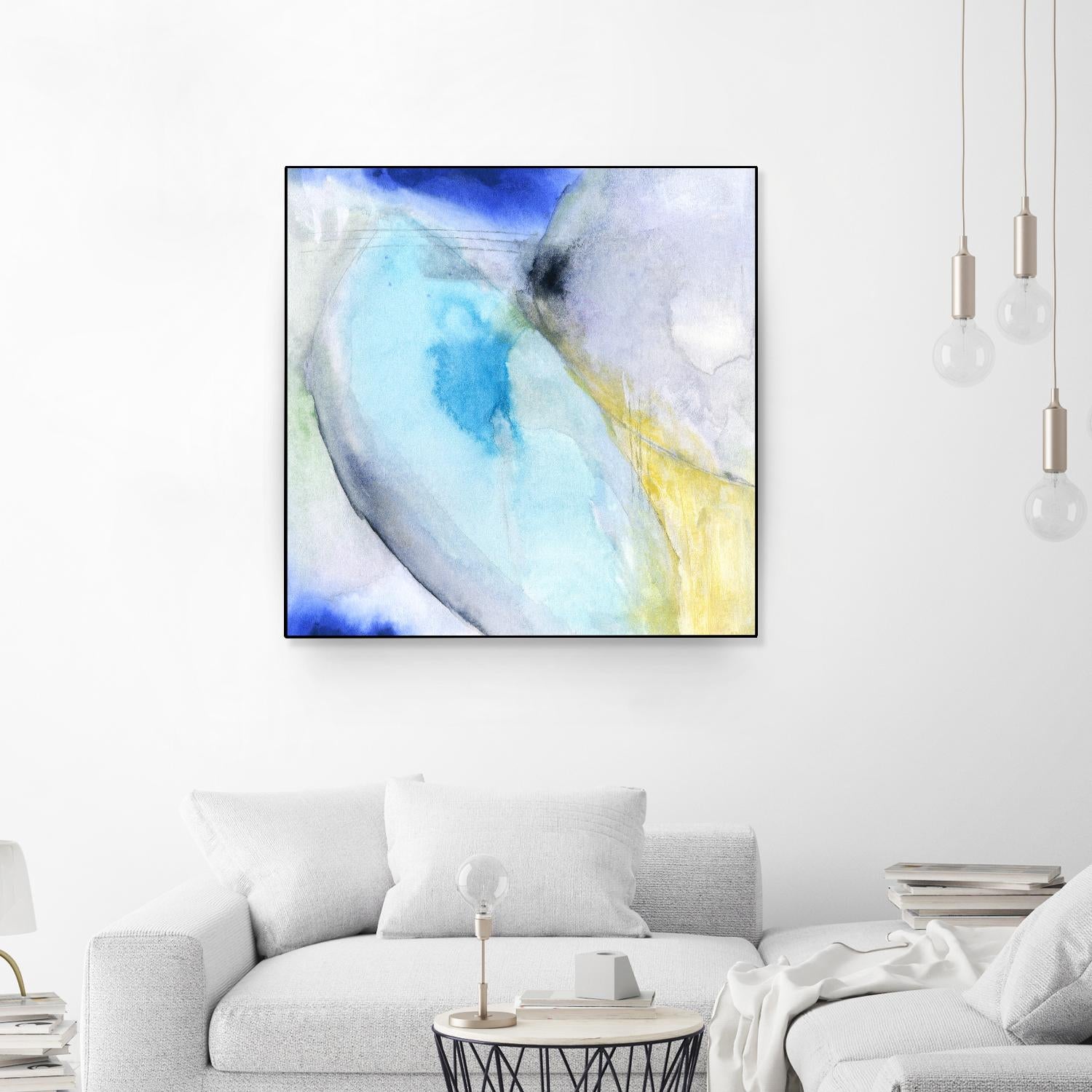 Of the Brighter Cold Moon by Michelle Oppenheimer on GIANT ART - multicolor abstracts; contemporary