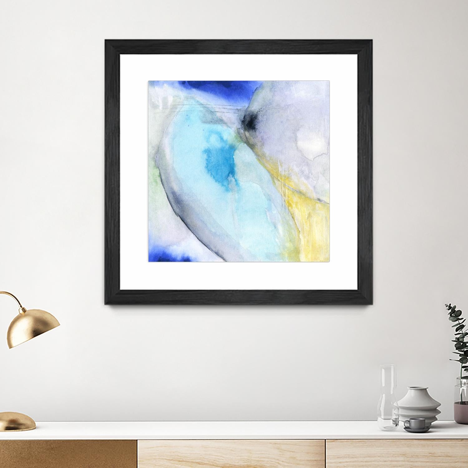 Of the Brighter Cold Moon by Michelle Oppenheimer on GIANT ART - multicolor abstracts; contemporary