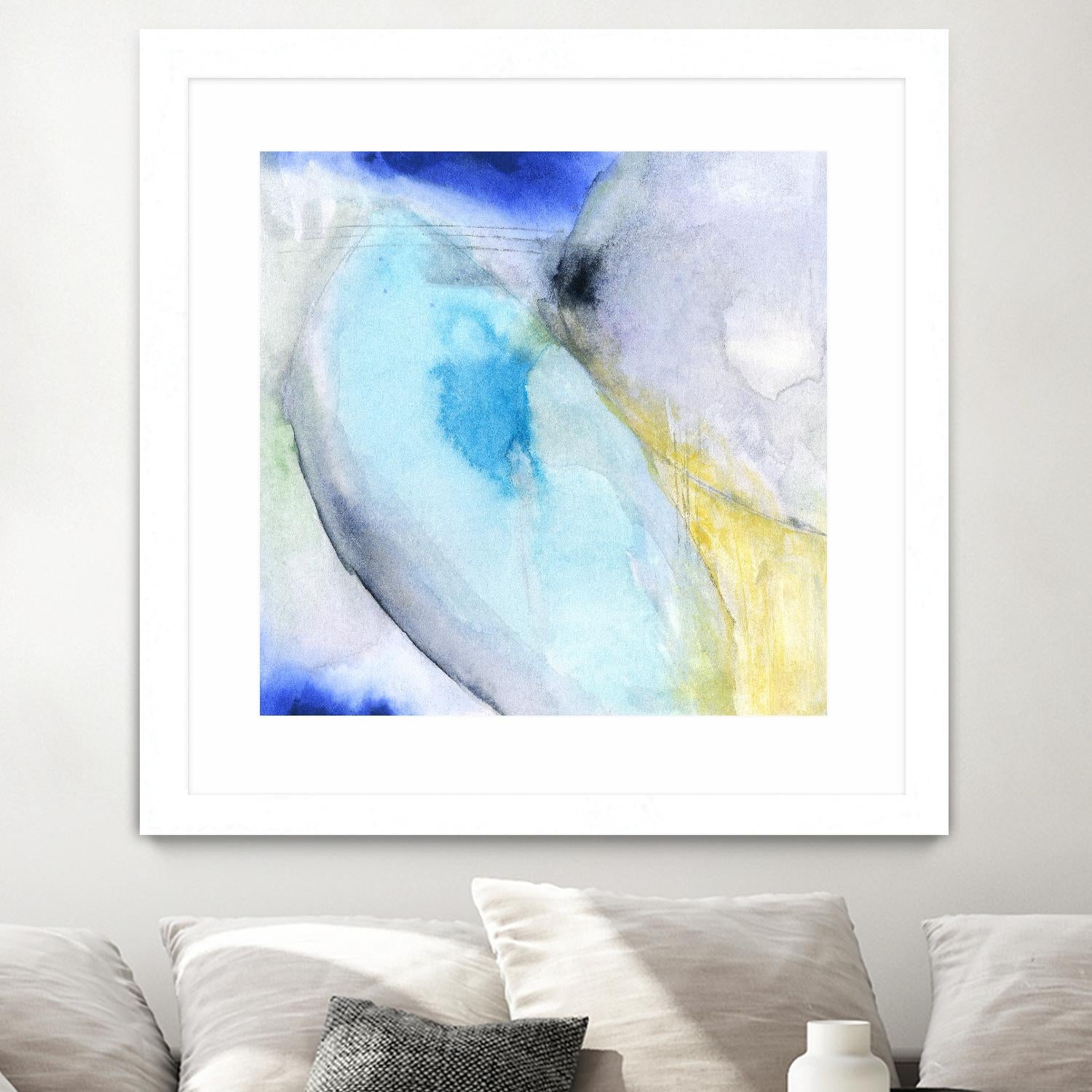 Of the Brighter Cold Moon by Michelle Oppenheimer on GIANT ART - multicolor abstracts; contemporary