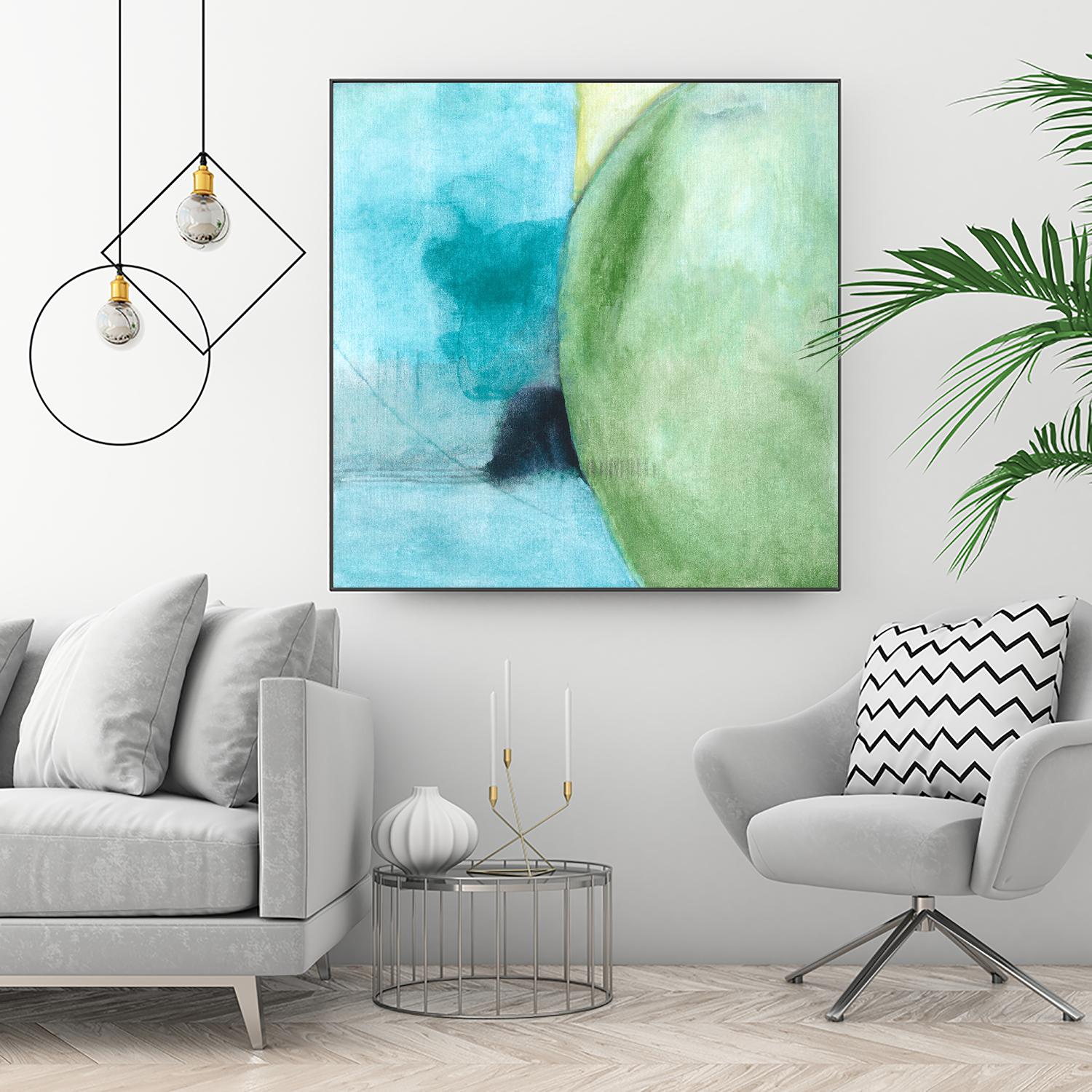 Joy to My Heart by Michelle Oppenheimer on GIANT ART - multicolor abstracts; contemporary