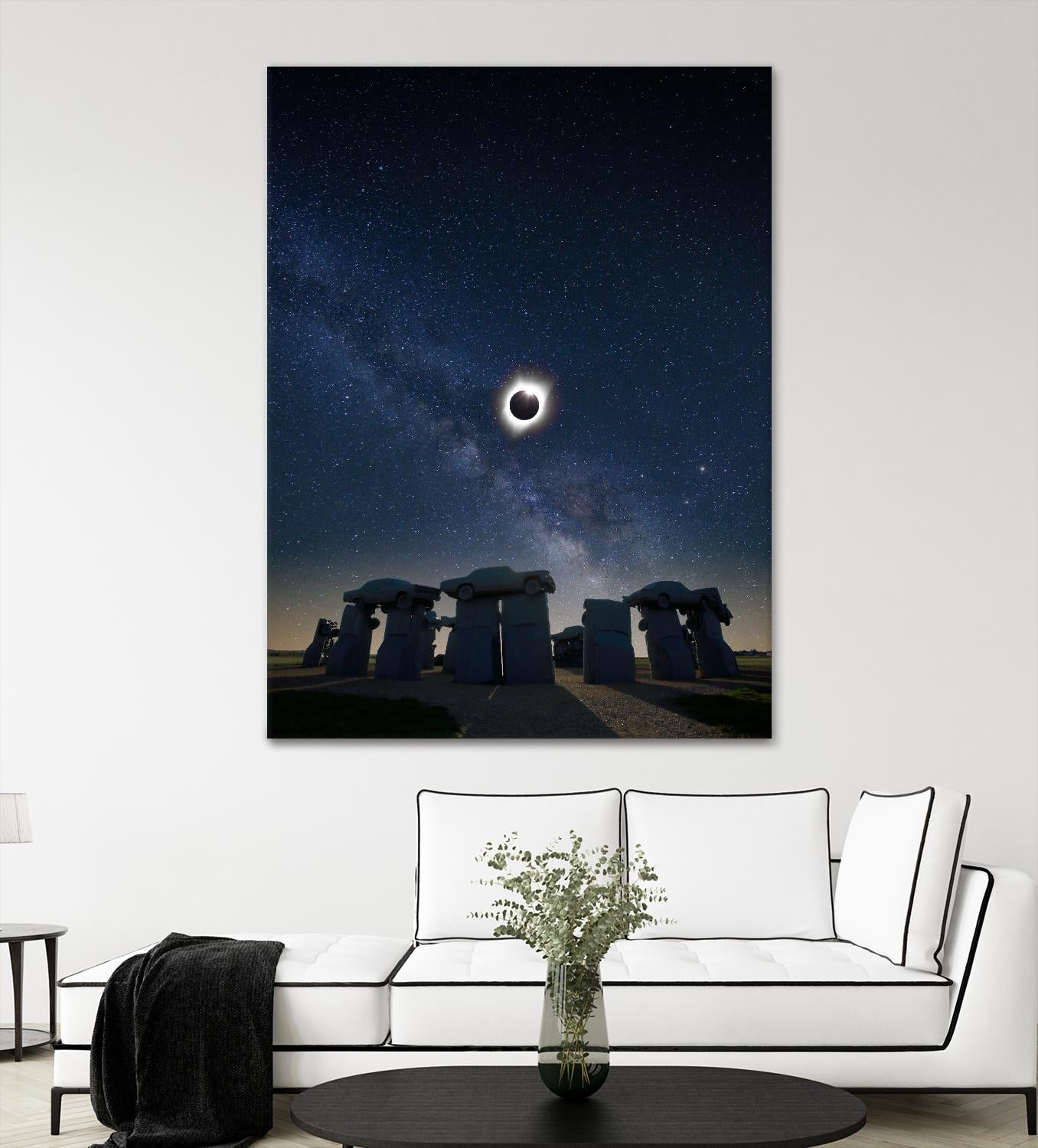 Eclipse at Carhenge by Dale O’Dell on GIANT ART - multicolor photography; landscapes