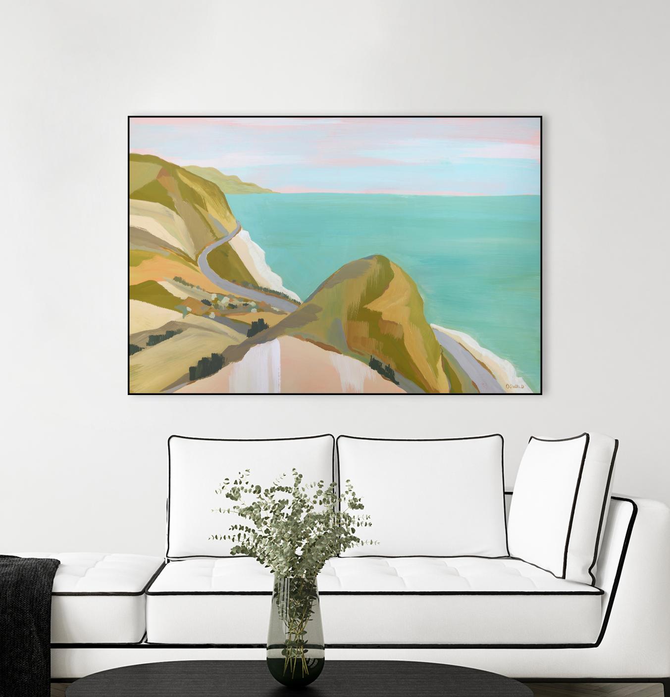 Big Sycamore Canyon by Pete Oswald on GIANT ART - multicolor landscapes; coastal