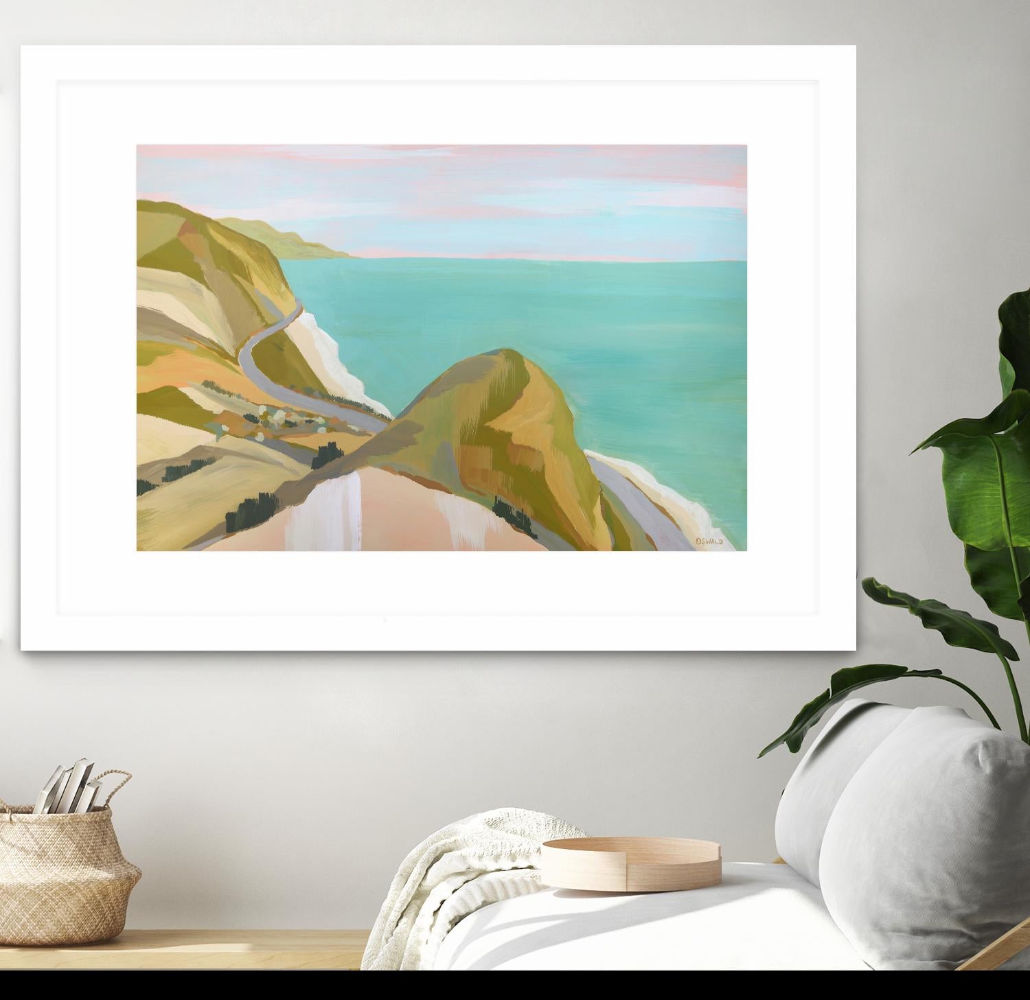 Big Sycamore Canyon by Pete Oswald on GIANT ART - multicolor landscapes; coastal