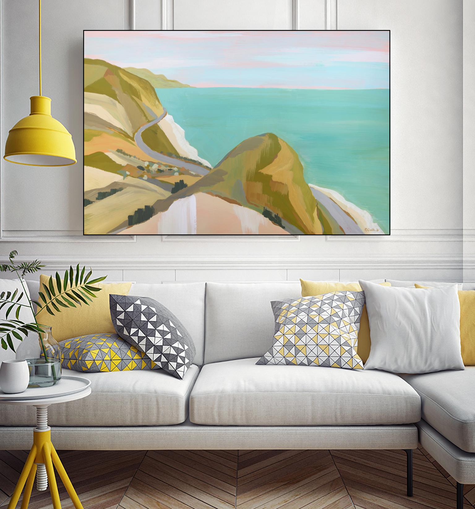 Big Sycamore Canyon by Pete Oswald on GIANT ART - multicolor landscapes; coastal