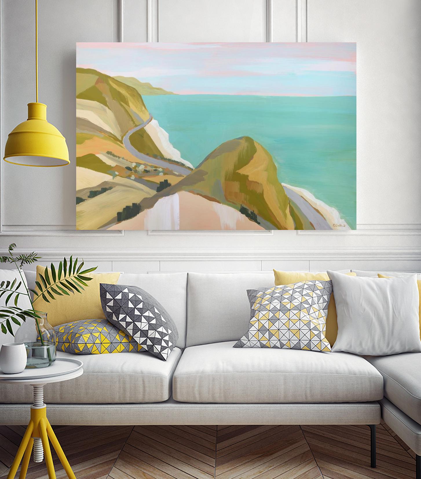 Big Sycamore Canyon by Pete Oswald on GIANT ART - multicolor landscapes; coastal