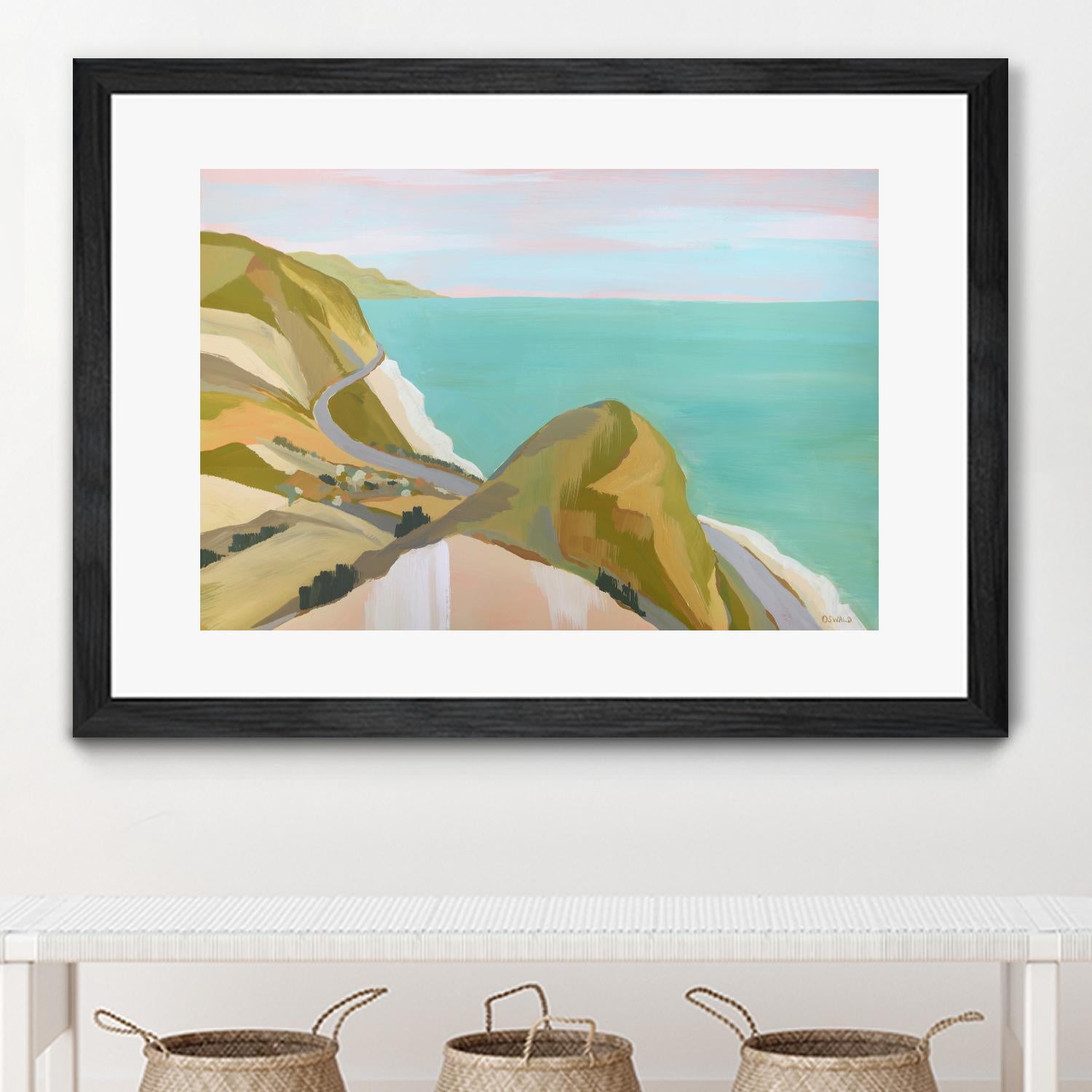 Big Sycamore Canyon by Pete Oswald on GIANT ART - multicolor landscapes; coastal