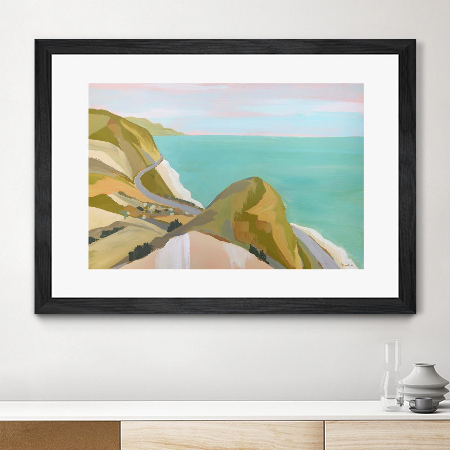 Big Sycamore Canyon by Pete Oswald on GIANT ART - multicolor landscapes; coastal